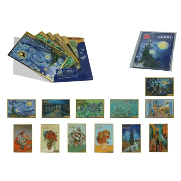 ΣΕΤ 12 ΚΑΡΤ ΠΟΣΤΑΛ - Van Gogh,διάφορα σχέδια