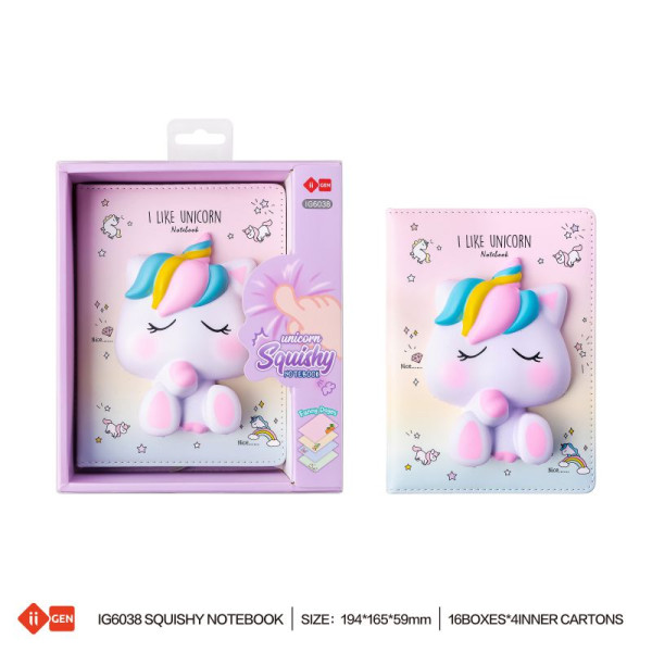 ΣΗΜΕΙΩΜΑΤΑΡΙΟ SQUISHY UNICORN MANAL