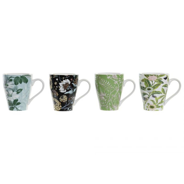 ΚΟΥΠΑ ΠΟΡΣΕΛΑΝΗ 12,5X8,6X11 320ML FLOWERS 4ΣΧΕΔΙΑ
