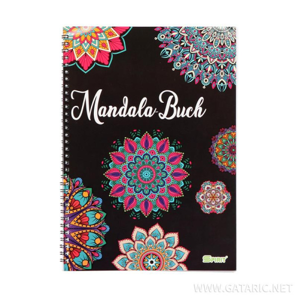 ΒΙΒΛΙΟ ΖΩΓΡΑΦΙΚΗΣ MANDALA Α4 70ΦΥΛΛΑ