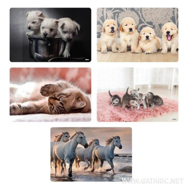 ΣΟΥΜΕΝ   60Χ40CM ANIMALS 5 ΣΧΕΔΙΑ