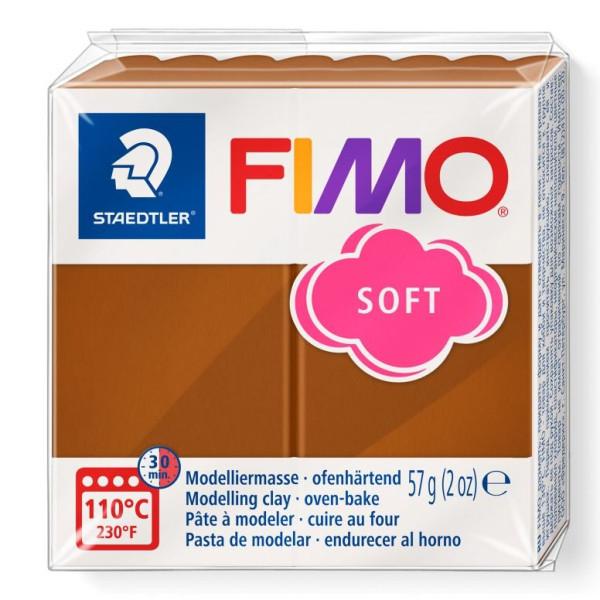 STAEDTLER ΠΗΛΟΣ FIMO SOFT 8020-7 Caramel 57g