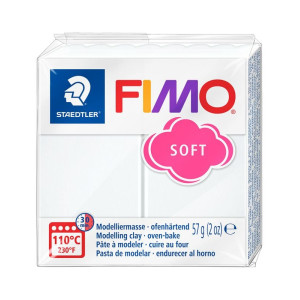 STAEDTLER ΠΗΛΟΣ FIMO SOFT 8020-0 White 57g