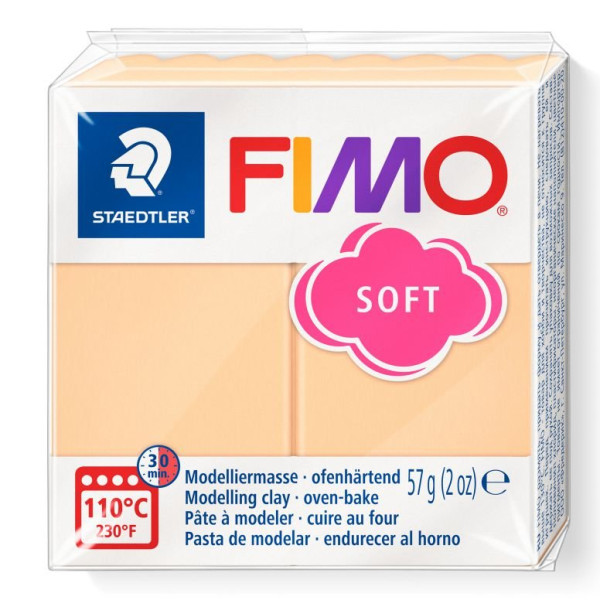 STAEDTLER ΠΗΛΟΣ FIMO SOFT 8020-405 Peach 57g