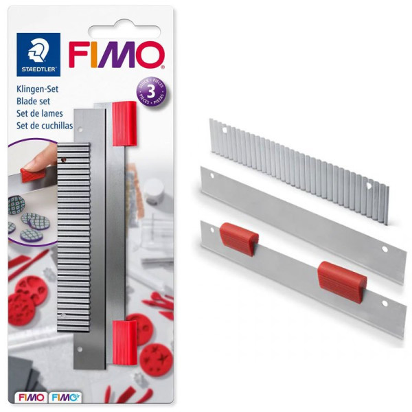 ΣΕΤ ΛΑΜΕΣ ΜΑΧΑΙΡΙΑ 3ΤΕΜ FIMO