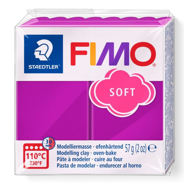 STAEDTLER ΠΗΛΟΣ FIMO SOFT 8020-61 Purple 57g