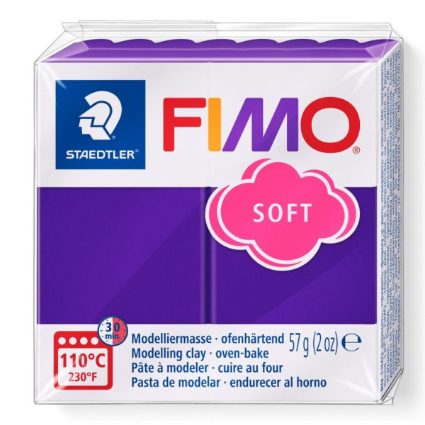 STAEDTLER ΠΗΛΟΣ FIMO SOFT 8020-63 Plum 57g