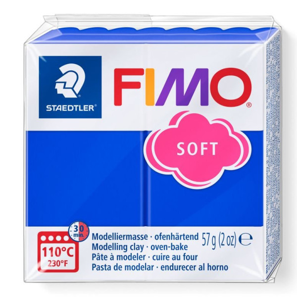 STAEDTLER ΠΗΛΟΣ FIMO SOFT 8020-33 Brilliant Blue 57g
