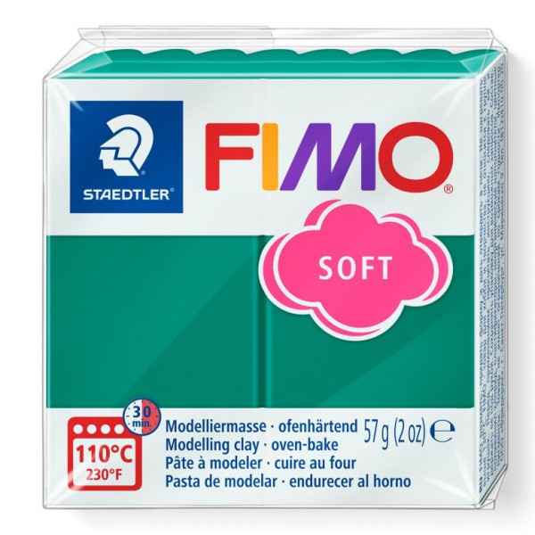 STAEDTLER ΠΗΛΟΣ FIMO SOFT 8020-56 Emerald 57g