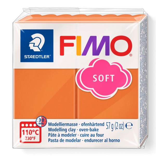 STAEDTLER ΠΗΛΟΣ FIMO SOFT 8020-76 Cognac 57g
