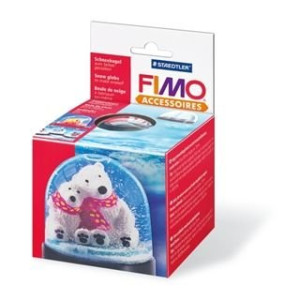 FIMO ΧΙΟΝΟΜΠΑΛΑ ΔΙΑΦΑΝΗ ΣΤΡΟΓΓΥΛΗ 86x75mm