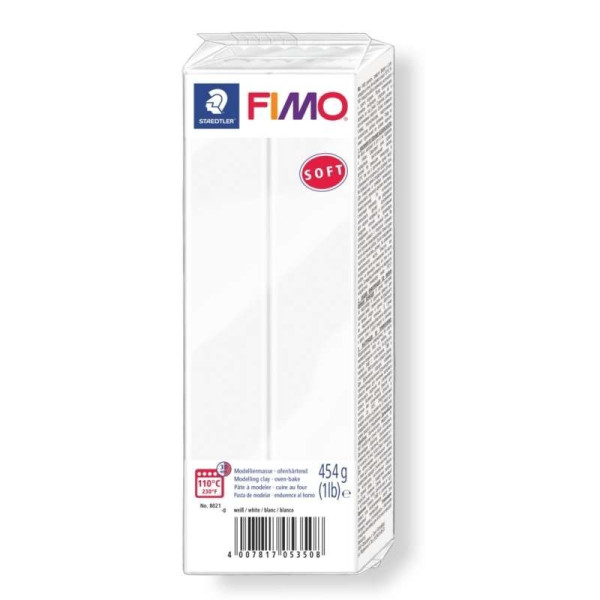 STAEDTLER ΠΗΛΟΣ FIMO SOFT 8021-0 White 454g