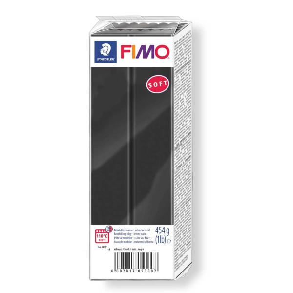 STAEDTLER ΠΗΛΟΣ FIMO SOFT 8021-9 Black 454g