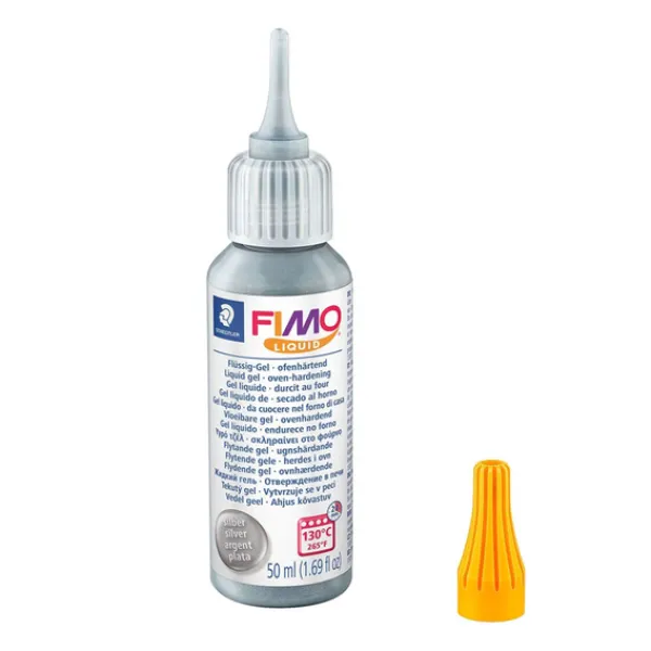 ΥΓΡΟ GEL LIQUID FIMO Silver 50ml