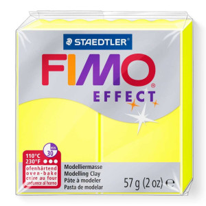 STAEDTLER ΠΗΛΟΣ FIMO EFFECT 8010-101 Neon Yellow 57g