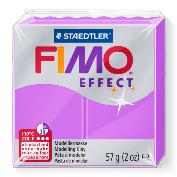STAEDTLER ΠΗΛΟΣ FIMO EFFECT 8010-601 Neon Purple 57g