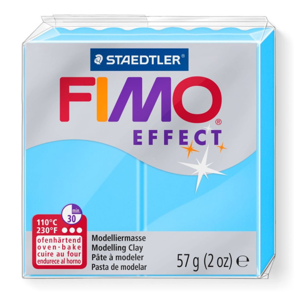 STAEDTLER ΠΗΛΟΣ FIMO EFFECT 8010-301 Neon Blue 57g