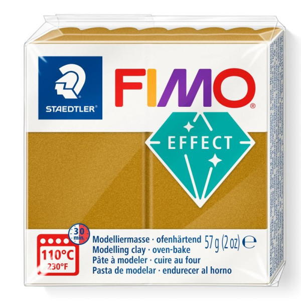 STAEDTLER ΠΗΛΟΣ FIMO ΕFFECT 8010-11 Metallic Gold.tiff 57g