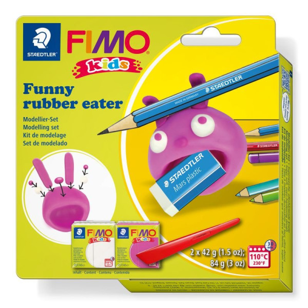 ΣΕΤ FIMO KIDS Funny Rubber Eater