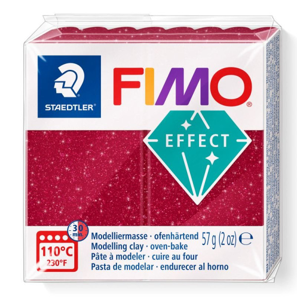 STAEDTLER ΠΗΛΟΣ FIMO EFFECT 8010-202 Galaxy Red 57g