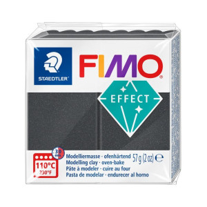 STAEDTLER ΠΗΛΟΣ FIMO EFFECT 8010-91 Metallic Steel Grey 57g