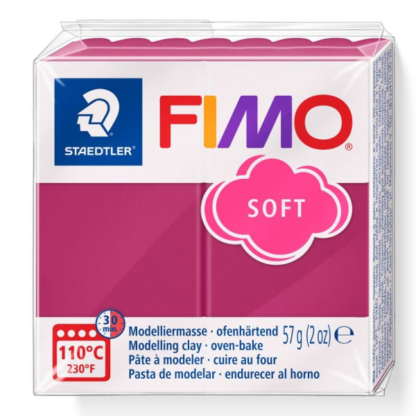 STAEDTLER ΠΗΛΟΣ FIMO SOFT 8020-T23 Frozen Berry 57gr