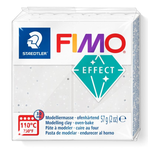 STAEDTLER ΠΗΛΟΣ FIMO EFFECT 8010-003 Stone White Granite 57g