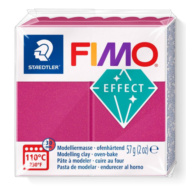 STAEDTLER ΠΗΛΟΣ FIMO EFFECT 8010-21 Metallic Bordeaux 57g