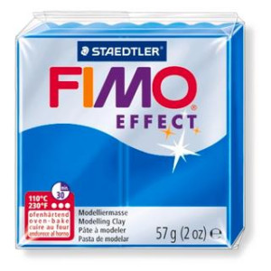 STAEDTLER ΠΗΛΟΣ FIMO 8020-374** EFFECT BLUE TRANSLUCENT  57gr