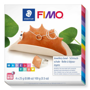 ΣΕΤ STAEDTLER FIMO SOFT DIY "Jewellery Bowl" σε "Boho Nature Style"  ΜΕ ΟΔΗΓΙΕΣ ΚΑΙ ΑΞΕΣΟΥΑΡ