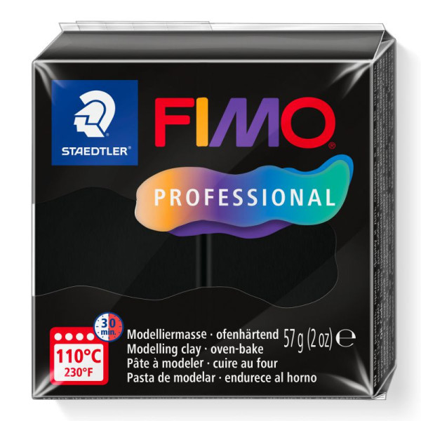 STAEDTLER ΠΗΛΟΣ FIMO 8040-9 PROFESSIONAL 57gr BLACK