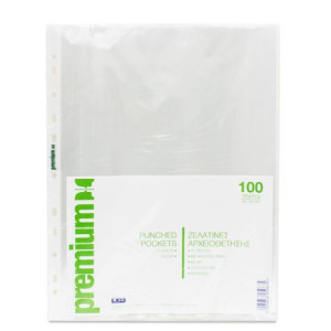 ΖΕΛΑΤΙΝΑ 60MIC Α410MM ΔΙΑΦΑΝΗ 100ΤΕΜ