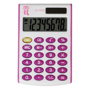ΑΡΙΘΜΟΜΗΧΑΝΗ 8DIGITS CH-982 ΣΕ 3 ΧΡΩΜΑΤΑ ΑΡΙΘΜΟΜΗΧΑΝΗ 8DIGITS CH-982 ΣΕ 3 ΧΡΩΜΑΤΑ