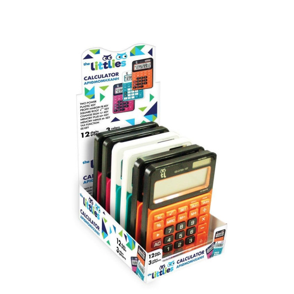 ΑΡΙΘΜΟΜΗΧΑΝΗ 12DIGITS CH-2720-12 ΣΕ 3 ΧΡΩΜΑΤΑ