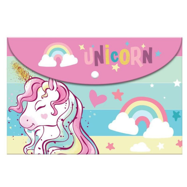 ΦΑΚΕΛΟΣ ΚΟΥΜΠΙ Α4 MUST UNICORN