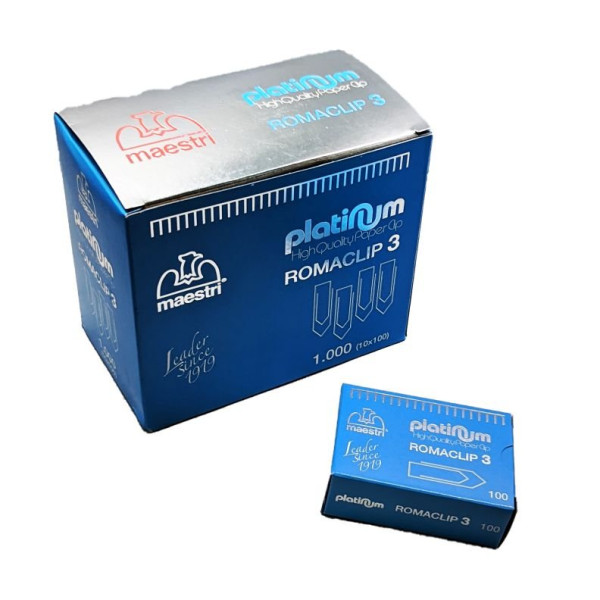 ΣΥΝΔΕΤΗΡΕΣ ROMA No3 100τεμ PLATINUM
