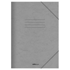 ΦΑΚΕΛΟΣ ΛΑΣΤΙΧΟ ΠΡΕΣΠΑΝ ΓΚΡΙ 25x35