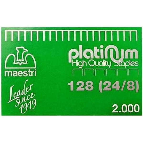 ΣΥΡΜΑΤΑ ΣΥΡΡΑΠΤΙΚΟΥ MAESTRI 128 24/8 PLATINUM 2000TEM