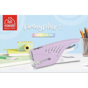 ΣΥΡΡΑΠΤΙΚΗ ΜΗΧΑΝΗ MAESTRI FUNNY PLIER Νο12 PASTEL