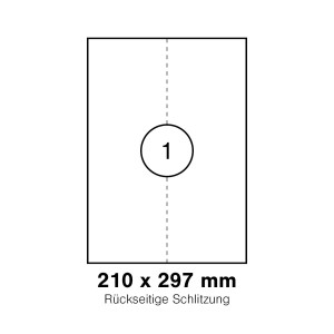 ΕΤΙΚΕΤΕΣ ΕΚΤΥΠΩΤΗ ΑΥΤΟΚΟΛΛΗΤΕΣ 210x297mm Α4 HEISAP 1 ΣΤΟ ΦΥΛΛΟ 100ΤΕΜ