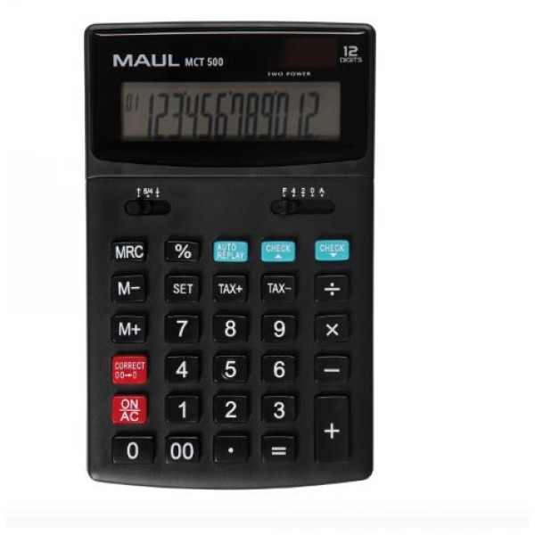 ΑΡΙΘΜΟΜΗΧΑΝΗ ΕΠΙΤΡΑΠΕΖΙΑ MCT 500, 12 DIGITS ΔΙΑΣΤΑΣΗ 10,5Χ17,5