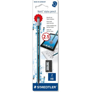 ΜΟΛΥΒΙ ΡΙΓΕ (ΜΠΛΕ-ΜΑΥΡΟ) 2ΣΕ1 ΜΕ STYLUS ΓΙΑ TOUCH SCREEN & ΞΥΣΤΡΑ 18021-3SBK STAEDTLER