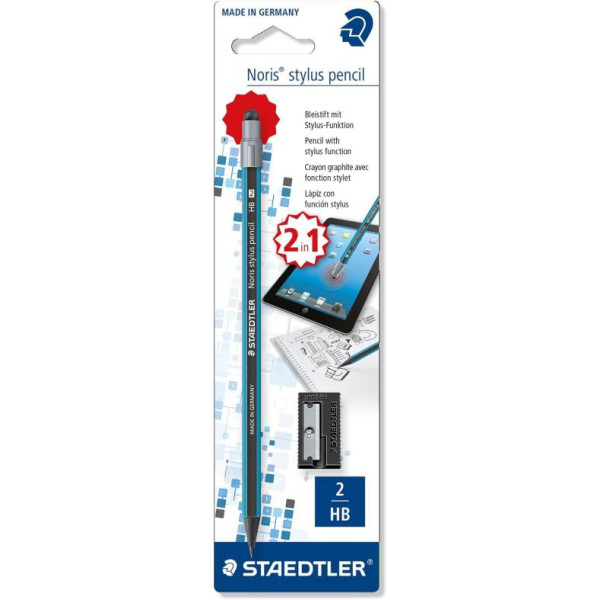 ΜΟΛΥΒΙ ΡΙΓΕ (ΜΠΛΕ-ΜΑΥΡΟ) 2ΣΕ1 ΜΕ STYLUS ΓΙΑ TOUCH SCREEN & ΞΥΣΤΡΑ 18021-3SBK STAEDTLER