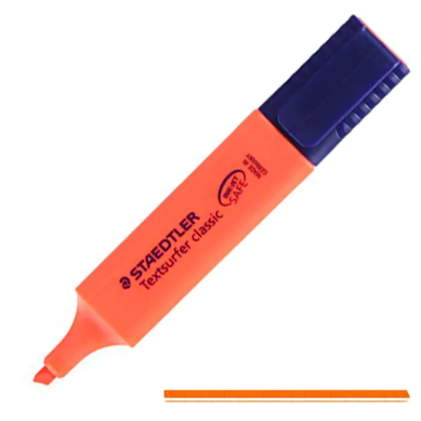 ΜΑΡΚΑΔΟΡΟΣ ΥΠΟΓΡΑΜΜΙΣΗΣ TEXTSURFER CLASSIC STAEDTLER KOKKINOΣ