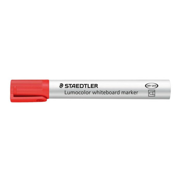 ΜΑΡΚΑΔΟΡΟΣ ΑΣΠΡΟΠΙΝΑΚΑ LUMOCOLOR STAEDTLER Κόκκινο 351-2