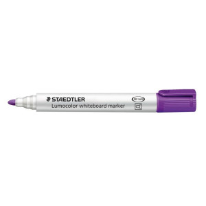 ΜΑΡΚΑΔΟΡΟΣ ΑΣΠΡΟΠΙΝΑΚΑ LUMOCOLOR STAEDTLER Μωβ 351-6