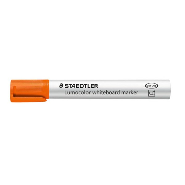 ΜΑΡΚΑΔΟΡΟΣ ΑΣΠΡΟΠΙΝΑΚΑ LUMOCOLOR STAEDTLER Πορτοκαλί 351-4