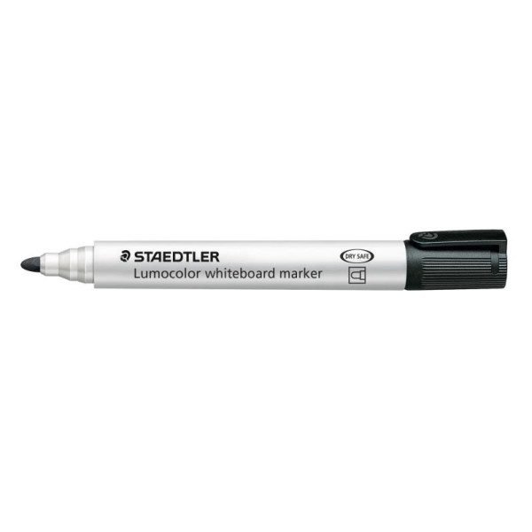 ΜΑΡΚΑΔΟΡΟΣ ΑΣΠΡΟΠΙΝΑΚΑ LUMOCOLOR STAEDTLER Μαύρο 351-9