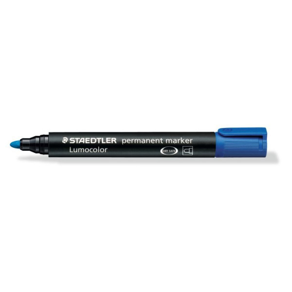ΜΑΡΚΑΔΟΡΟΣ ΑΝΕΞΙΤΗΛΟΣ LUMOCOLOR STAEDTLER ΜΠΛΕ 352-3