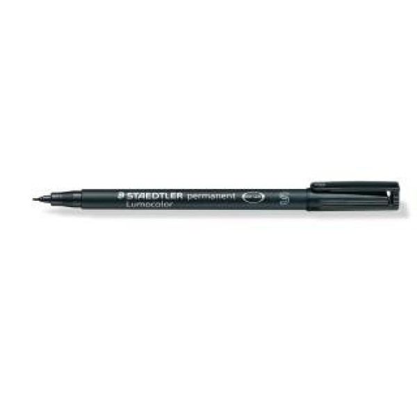 ΜΑΡΚΑΔΟΡΟΣ S ΑΝΕΞΙΤΗΛΟΣ LUMOCOLOR STAEDTLER Black 313-9